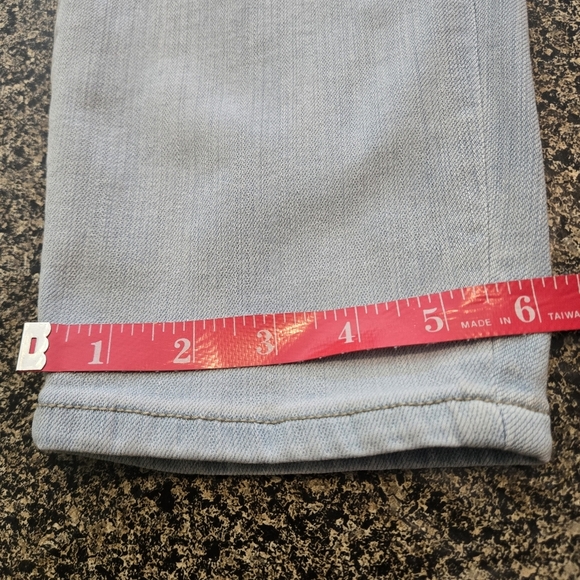 Ava & Viv Light Blue Skinny Jeans 18W Mid Rise Stretch Waistband 5-Pocket Denim - Picture 15 of 15